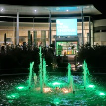 Entrance of the nice Park Therme spa in Bad Radkersburg, Austria